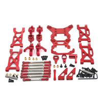 1/10 RC Car Front Shock Absorbing Linkage Arm Metal Shock Absorbing Linkage Arm Upgrade Steering Cups for WLtoys 104001 104002
