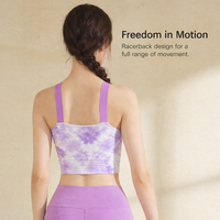 Sports Bras Women High Impact with Padded Cups for Running and Fitness, Shock Absorber Gym with Moisture Wicking Material, Racerback Design