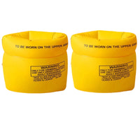 Thickened Arm Bands with Pump Portable Arm Floaties with Inflator Long-Lasting Water Wings Comfortable for Swimmers