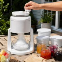 Manual Ice Shaver Machine for Home & Commercial Use, Hand Crank Snow Cone Maker, Non-Electric Ice Crusher