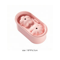 Cherry Blossom Ice Mold Floral-Shaped Flower Ice Tray Cherry Blossom Mold Easy Release Decorative for Hosts, Parties, Kitchen