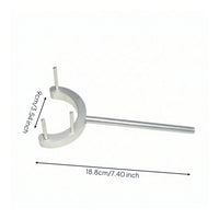 Steering Tool Square Drive Three-Jaw Wrench Tool Long Handle Long-Lasting for Mechanics, Auto Repair, Workshops