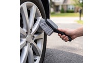 Wheel and Tire Brush Short-Handled Wheel and Tire Cleaning Kit Rim Clean Brush for Auto Detailing