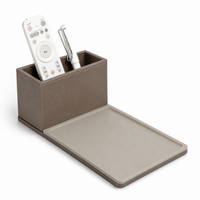 Hotel Amenities, Guest Room Supplies, Leather-like Set, Taupe, Luxury Hotel, Accessories