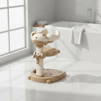 Infant Standing Bath Support Water Dispenser Holder Infant Standing Shower Aid Adjustable Infant Shower Stand for Young Children, Infants
