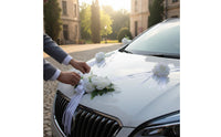 Wedding Car Flower Ribbon Kit Elegant & Love-Filled Wedding Car Decoration Set Event Supply New Design Easy to Install