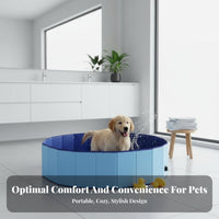 Foldable Dog Bathtub Waterproof Foldable Pet Bathtub Easy to Store Portable Pet Bathing Tub for Dogs, Cats, Indoor, Washroom, Backyard