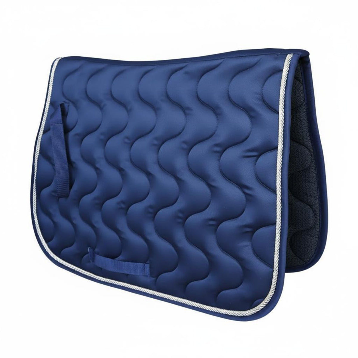 Breathable Honeycomb Lining Double Piped Saddle Cloth Comfort Padding All Purpose Saddle Pad Cushioned English Riding Pad Shock Absorbing for Training