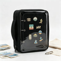 Zippered Enamel Pin Binder Portable Pin Display Book Long-Lasting Convenient for Conventions