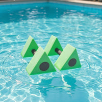 Triangular Water Dumbbell Lightweight EVA Foam Water Dumbbell Compact Aquatic Exercise Dumbbells for Swimmers
