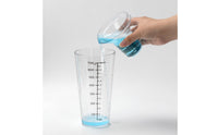 Graduated Car-Wash Mixing Cup Clear Measuring Shaker Cup Plastic Easy-to-Read for Garage