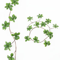 Decorative Dangling Vine Nordic Design Faux Hanging Leaves Low Maintenance Artificial Greenery Garland for DIY Enthusiasts, Wedding, Craft Projects