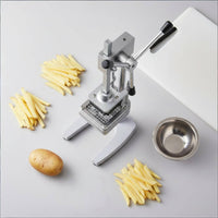 French Fry Cutter Commercial Grade Potato Chipper Easy to Use Vertical Fry Slicer for Restaurant