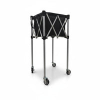 Tennis Ball Cart Wheeled Ball Pickup Cart Resistant Sports Storage for Pickleball Court, Training