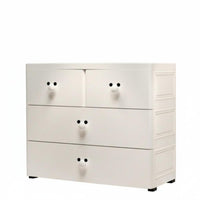 Interlocking Cube Wardrobe Large Capacity children's Furniture Easy Assembly