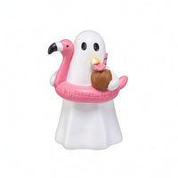 Minimalist Ghost Figurine Mini Ghost Ornament Compact Tabletop Figurine Playful for Shelf