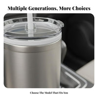 Keeps Drinks Cold or Hot For Hours 40 Oz Tumbler with Handle and Straw Double Wall Insulation 40oz Tumbler with Handle Cupholder Friendly