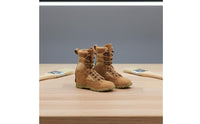 Detailed Texture 1/6 Scale Combat Boots Realistic Design 12 Inch Action Figure Boots Fine Workmanship Toy Accessory Long-Lasting Construction for Hobbyists