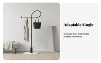 Light Luxury Design Single Clothing Valet unobstructedstanding Clothes Stand Minimalist Garment Rack Multi-Functional for Homeowners, Renters, Adults, Bedroom, wardrobe area, Entryway, Hallway