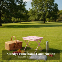 Foldable handbag-designShaped Folding Stool foldable Portable Seating Easy to Fold Outdoor Furniture space-saving Design for Commuters, journeyers, Fishing, outdoor dining, Queuing, Waiting straight-line