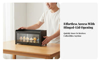 Unseen Box Storage Box High Clearness Acrylic Display Cabinet Figurine Display Case Sturdy Construction for Hobbyists, Desktop