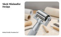Long-Lasting Stainless Steel Pressure Roller Even Operation Wallpaper Smoothing Tool