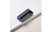 Recessed Pull with Leather Grip Concealed Recessed Pull Handle Embedded Flush Handle for Closets