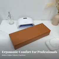 Waterproof Nail Hand Pillow and Mat Set Easy to Clean Manicure Arm Rest Cushion Set Comfortable for Manicurists, Beauty Professionals, Home