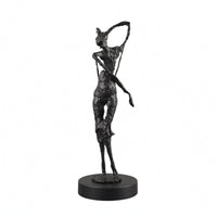 Abstract Human Figure Sculpture Minimalist Marble Base Ornament Decorative Display Statue
