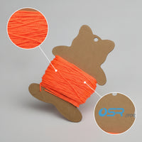 Lightweight Bear-Shaped Winding Card Flat Cardboard Winding Card Compact Line Spool Slimline for Anglers