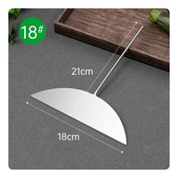 Stainless Steel Batter Spreader Easy Turning Chinese Pancake Crepe Spreader and Set for Street Food Vendors, Home Cooks