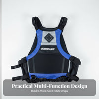 Slim Professional Flotation Device Lightweight Flotation Device Adjustable Straps Breathable for Kayakers, Snorkelinging Ing