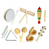 14 Pieces Hand Percussion Assortment Early Music Education for Toddlers, Parents