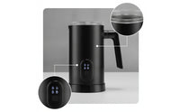 Milk Frother Non-Stick Milk Foamer 400W Drink Mixer Automatic for Baristas, Kitchen, Office