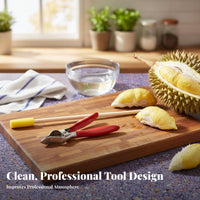 Durian Shell Crack Er Effortless Crack Ing Durian Crack Er Tool Kitchen Gadget Stainless Steel Safety Tip for Fruit Vendors