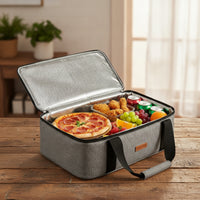 Insulated Carry Bag Reflective Bags Rectangular for Lunches, Travelers