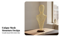 Gold Metal Hat Display Stand Tall Wire Mannequin Head Stable Mannequin Bust Stand Long-Lasting