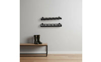 Sturdy ABS Material Wall Mounted Fishing Rod Rack Foam Grip Horizontal Fishing Rod Storage for Fishermen