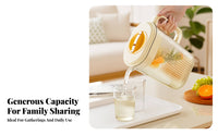 Large Capacity Beverage Pitcher Sealed Lid Refrigerator Drink Container with Spout Leak-Tight Seal Iced Tea Pitcher with Infuser for Picnic, Party