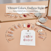 Handmade Press-On Nails, Reusable Artificial Nail Tips in Various Styles