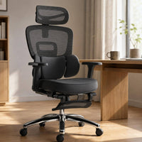 Ergonomic Office Chair Headrest Support Chair Aluminum Alloy Frame