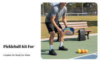 2 Pieces Lightweight Fiberglass Pickleball Paddle Large Sweet Area Pickleball Racket Set Non-Slip Grip for Beginners, Professionals