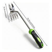 Weeding Tool with 4 Tines Handheld Hand Weeder Ergonomic for Garden, Homeowners