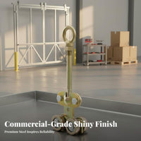 W80 Sturdy Duty Track Rail Thickened Steel Sturdy Duty Sliding Door Track Professional Door Rail Kit High Load Capacity