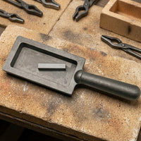 Metal Casting Mold with Handle Heavy-Duty Ingot Mold with Handle for Metalworkers, Jewelry Making