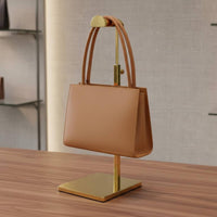 Bag Display Stand Sturdy Construction Retail Bag Display Stand Thickened Base Stainless Steel Purse Rack for Boutique Owners, Boutiques