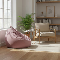Soft Bean Bag Sofa cover Unfilled Bean-Filled Seat Cover with Carry Loop Corduroy Slouchy Chair Slipcover for Students, Reading Corner, Dorm Room