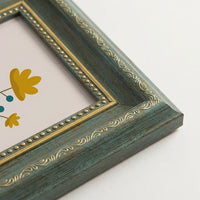 Resin Picture Frame, European Classical, Rectangular Photo Frame for Wall Hanging, Vintage, Desktop or Wall Mount, Size