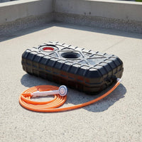 Large Capacity Water Container Emergency Water Storage Tank Wide Mouth Solar Camp Shower for RV Owners, Construction Sites, Road Trips