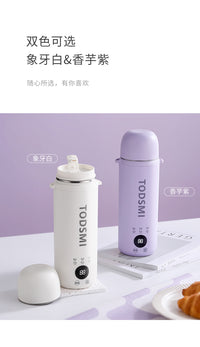 TODSMI便携烧水杯小型迷你烧水壶出差旅行车载加热保温电热水杯